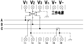 威勝DSSD332-1Q主端子接線(xiàn)圖
