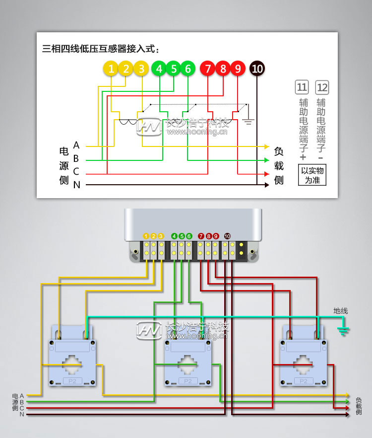 智能電表接線(xiàn)圖