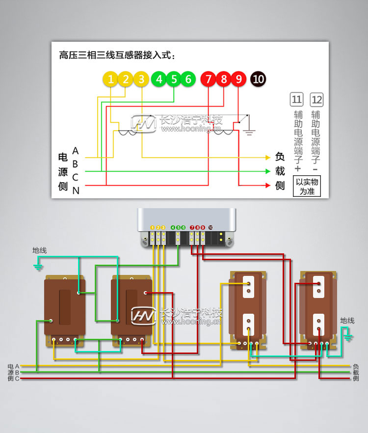 智能電表接線(xiàn)圖